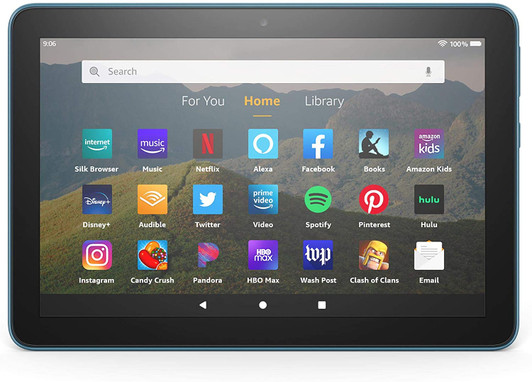 Amazon Fire 8" HD display Display 32GB Twilight Blue WiFi Tablet designed for portable entertainment