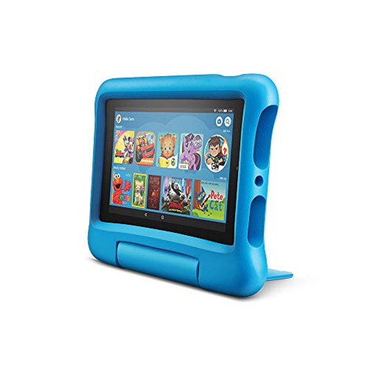 Amazon Fire 16GB 7" Blue Kids tablet for ages 3-7 with Kid-Proof Case