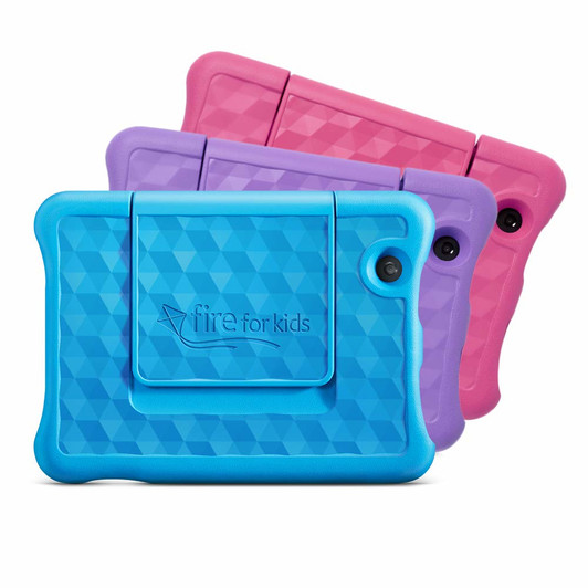 Amazon Fire 16GB 7" Purple Kids tablet for ages 3-7 with Kid-Proof Case