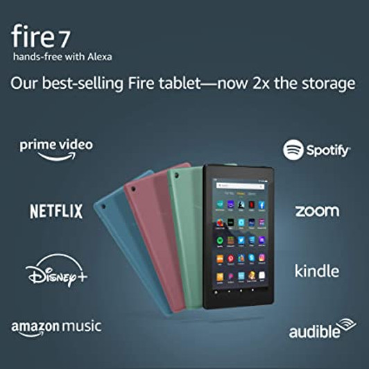 Amazon Fire 7" Black Wifi 16gb Tablet