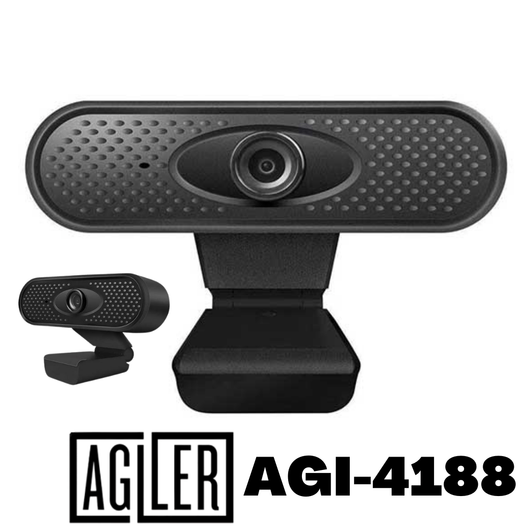 Agiler 1080P AGI-4188 USB Webcam with Mic 10 MPX
