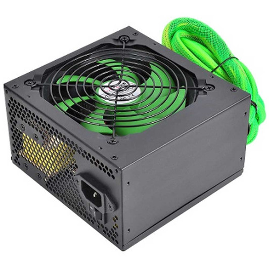Agiler 1000W ATX Power Supply with 120MM Silent fan, Safe circuit Auto control, All cables with black nylon sleeve