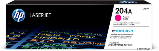 HP 204A Magenta Ink Toner Cartridge Approximate 900 Pages Yield