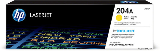 HP 204A Yellow Ink Toner Cartridge Approximate 900 Pages Yield