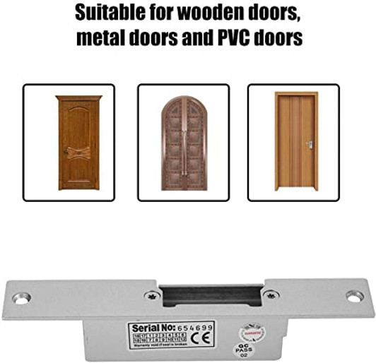 AccessPro 1102 LBS Electric Strike Lock, Open in Case of Failure for wooden and metal doors