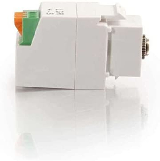 C2G 3.5mm 3 Conductor Keystone Adapter