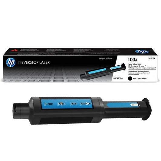 HP 103A Black Neverstop Reload Laser Toner Kit HP 103A Black Neverstop Reload Laser Toner Kit