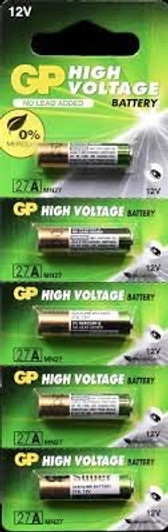 GP 27A Alkaline Battery 5 Pack GP 27A Alkaline Battery 5 Pack