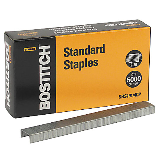 Bostitch Standard Staples 1/4" Leg Length 5000Pcs