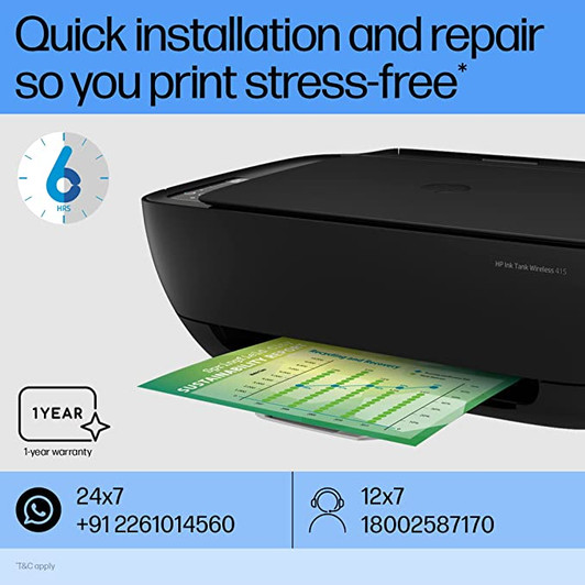 HP 415 All in One Ink Tank Wireless Color Printer HP 415 All in One Ink Tank Wireless Color Printer