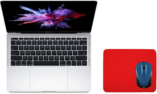 Plain Red Standard Mouse Pad