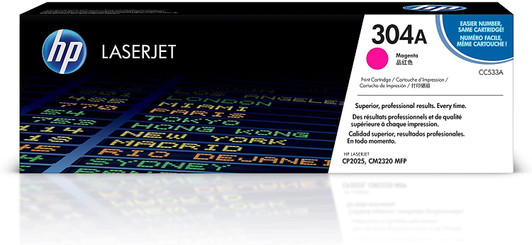 HP 304A Magenta Ink Toner Cartridge Approximate 2,800 Pages Yield