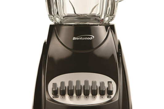 Brentwood 12 Speed Blender with Plastic Jar Black