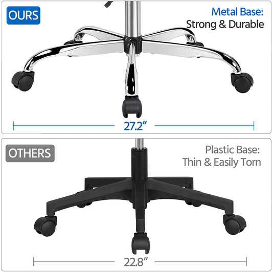 Computer Mesh Chair with Lumbar Support Black
