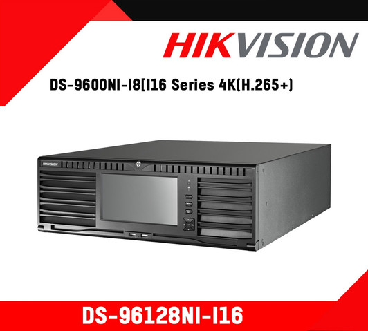Hikvision 128CH 4K NVR Support upto 128 IP Cameras upto12MP supports upto 16 hard drives of 12TB
