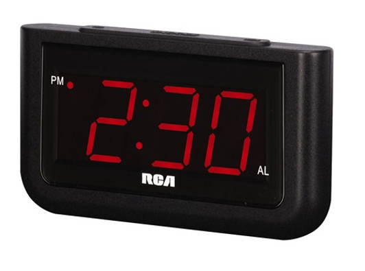 RCA Digital Alarm Clock with Large 1.4" Display