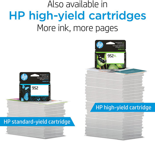HP 952 Cyan, Magenta, Yellow Ink Cartridges 3 pack Approx700 pages yield
