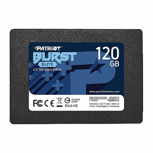 Patriot Burst Elite 120GB 2.5" SATA Internal SSD Hard Drive