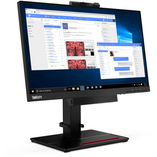 Lenovo 21.5" AIO Monitor with Webcam, Speaker and Mic