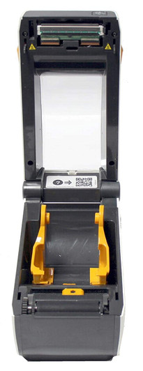 Zebra ZD410 Direct Thermal Label Printer, 203 x 203 DPI, Bluetooth 4.1, USB 2.0 and USB Host, BTLE, Ethernet Module, EZPL, White