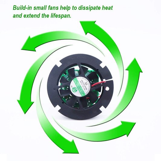 Aolyty 35W LED Bulb with Fan White 6000K