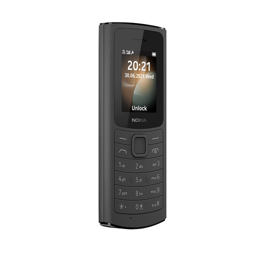 Nokia 110 Black 4G LTE Volte Single GSM Cellphone