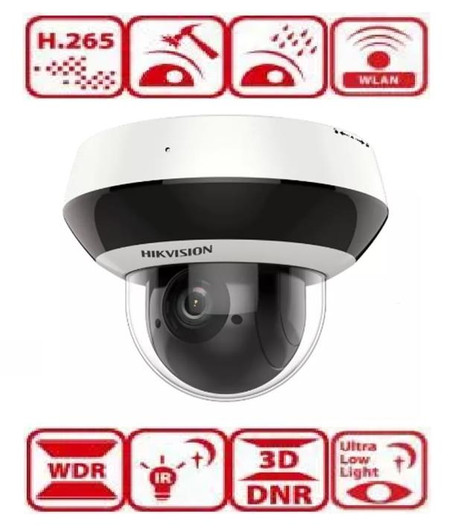 Hikvision 4MP Wifi POE Mini PTZ Verifocal IP Network Camera