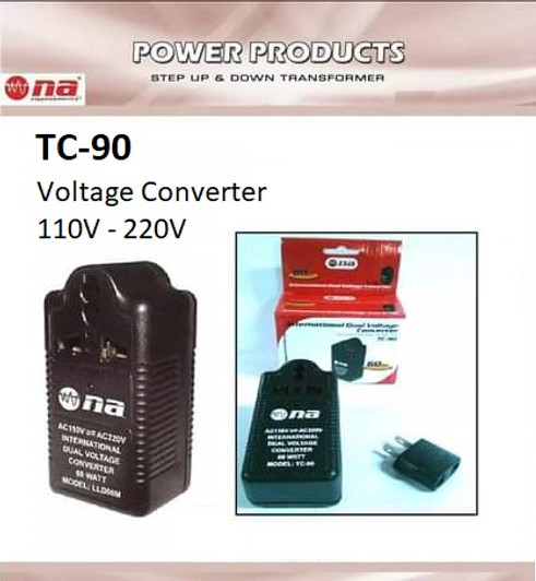 NA 60W Switchable Converter Transformer Step Up & Down 110 to 220
