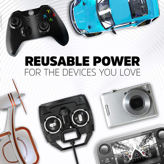 Energizer 4 Pack Rechargeable AA, 2300 mAh Pre-Charged Batteries