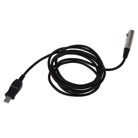 NA USB to XLR Female 10Ft 24 Gauhe cable adapter
