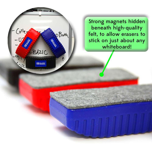 BAZIC Ergonomic Magnetic Whiteboard Eraser