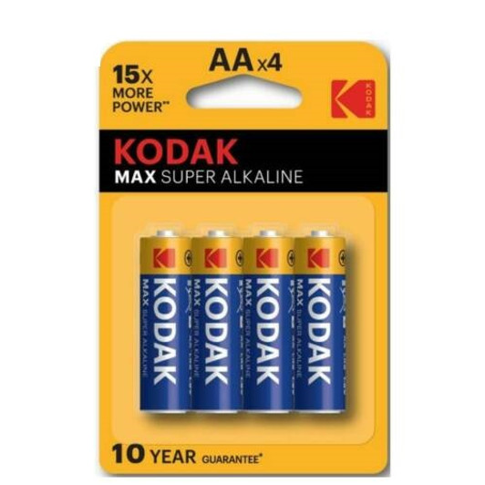 KODAK AA 4PK Max Alkaline Battery