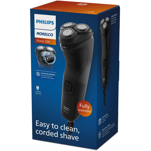 Philips Dry electric shaver, Series 1100, 110-240 Volt