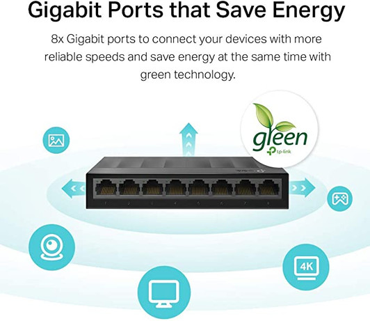 TP-Link Litewave 8 Port Gigabit Ethernet Desktop Switch