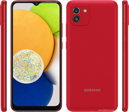 Samsung A03 Red 64GB 4g Dual Sim Cellphone