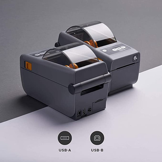Zebra ZD410 Direct Thermal Label Printer, USB, Grey