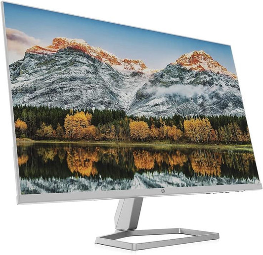 HP M27fw FHD 27" IPS Monitor, Silver, 2 HDMI 1 VGA