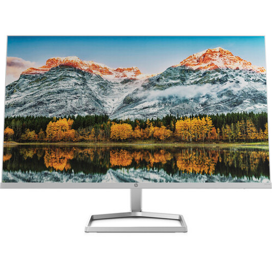 HP M27fw FHD 27" IPS Monitor, Silver, 2 HDMI 1 VGA