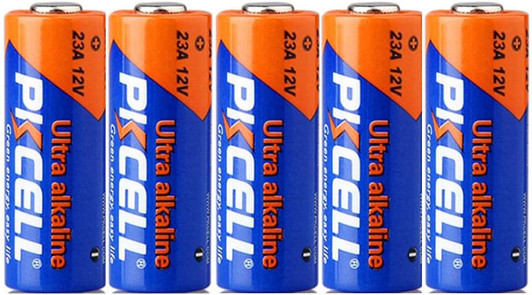 PKCELL A23 12V Alkaline Battery 5 PK