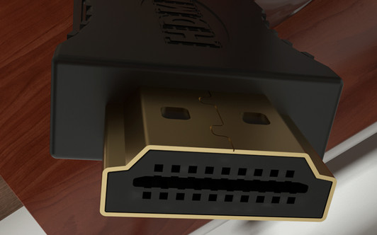 Xtech 15ft Flat HDMI Male to Male Cable - Black