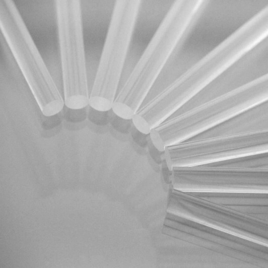 BAZIC 7.87" x 0.27" Dual Temp. Mini Hot Melt Glue Sticks (10/Box)