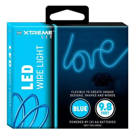 Xtreme LED Neon Wire Light BLUE 9.8 FT