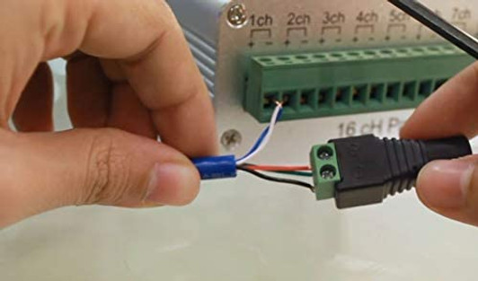 CCTV BNC Male 2 Pack Passive Video Balun Connector Adapter CCTV BNC Male 2 Pack Passive Video Balun Connector Adapter