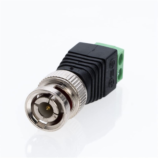 CCTV BNC Male 2 Pack Passive Video Balun Connector Adapter CCTV BNC Male 2 Pack Passive Video Balun Connector Adapter