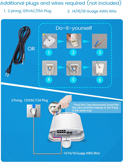 Outdoor Weatherproof PoE Switch, with 8 Gigabit Ports PoE , 2 1GB Uplink SFP, 120W POE