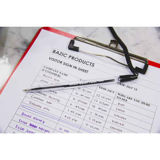 BAZIC Comptoir Oil-Gel Ink Counter Pen for Counter - Black Ink