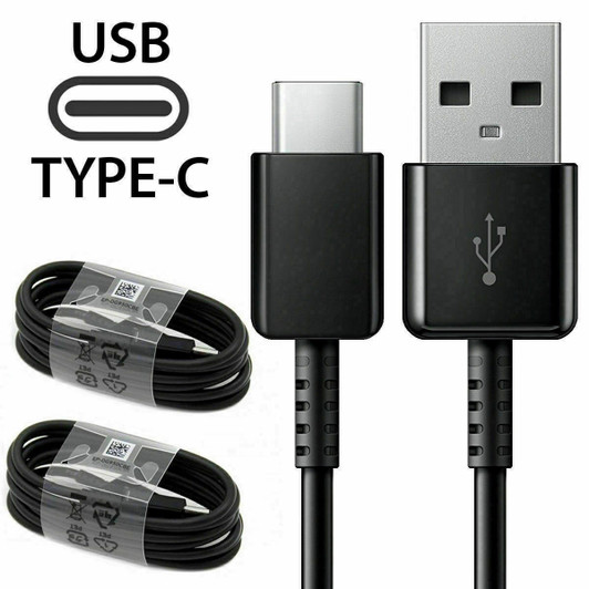 Samsung Black Sync & Charge Type C to USB A Charging Cable