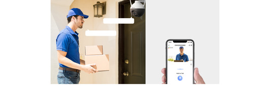 EZVIZ C8W 4MP WiFi Outdoot IP Camera Pan/Tilt, 360° Coverage, Two-Way Talk.