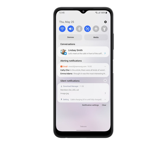 Samsung A22 Violet 128GB Storage 4GB Ram 5000mah Battery 5G Dual Sim Cellphone
