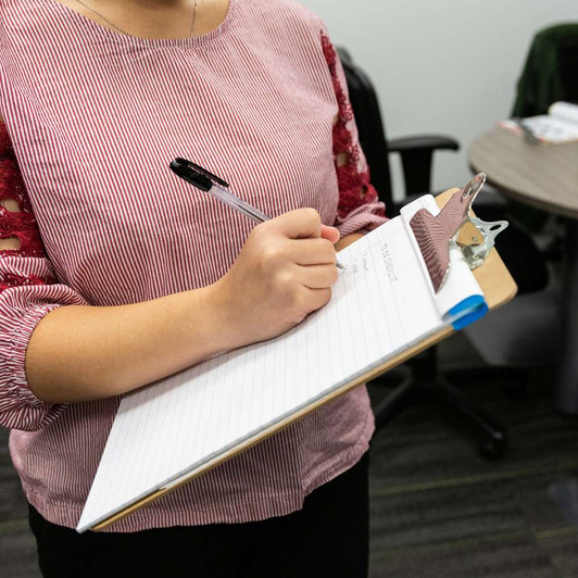 BAZIC 50 Ct. 8.5"x11.75" White Perforated Writing Pad 12 Pack